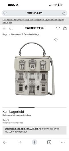 Karl Lagerfeld Karl essentials maison tote bag
