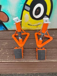 Axle Jack 2 Tonne & Chocks