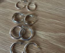 9 Pairs Hoop Earrings