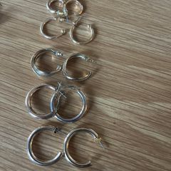 9 Pairs Hoop Earrings