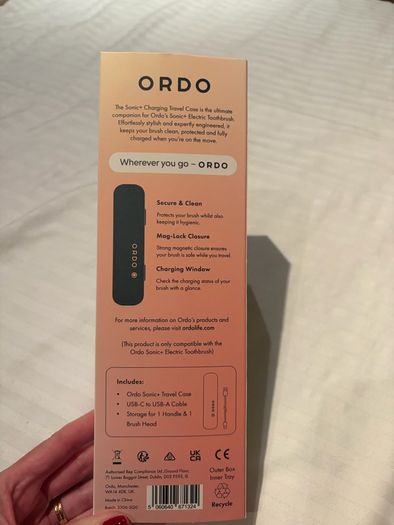 Ordo Sonic+ Toothbrush Travel Case