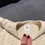 Gap baby cardigan cream size 3-6 m Image 3