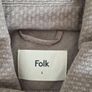 Folk Men's Greyson Waffle knit Overshirt Size Large Image 4