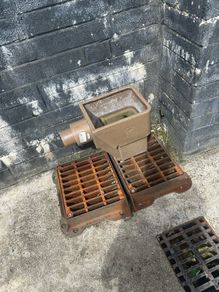 gulley grates and plastic gully pot
