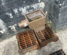 gulley grates and plastic gully pot