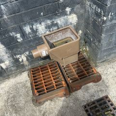gulley grates and plastic gully pot