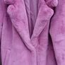 PRICE DROP, Primark ladies Faux fur salmon pink jacket, Size 6/8 Image 2