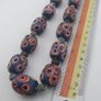 Antique Venetian Style Thousand Eye Glass Big Beads Necklace Image 4