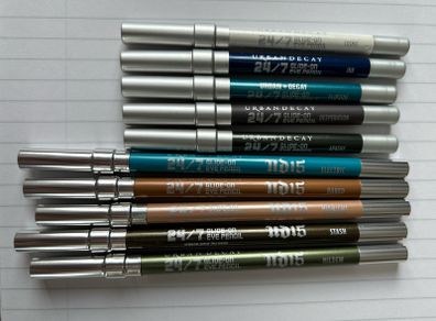 10 Urban Decay eyeliners (4 remaining)