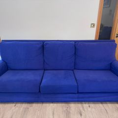 3-seater fabric sofa+2 matching armchairs