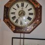 19th-century antique wall clock Image 9