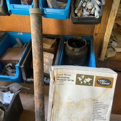 Land Rover foot pump and workshop manual