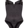 Black Diamante Strap V Bar Bodysuit size 12UK Image 2