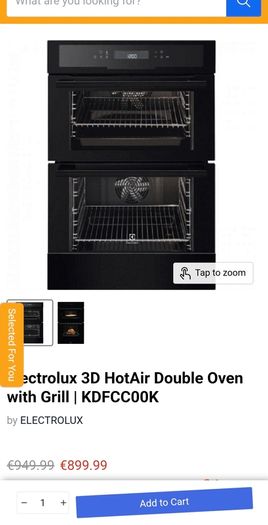 Electrolux Kfdcc00k Double Oven New Never Used