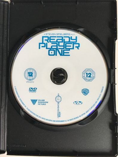 Ready Player One (Steven Spielberg Film) [2018] Tye Sheridan, Olivia Cooke, Ben Mendelsohn, Lena Waithe, T.J. Miller, Simon Pegg & Mark Rylance [1xDVD Movie]