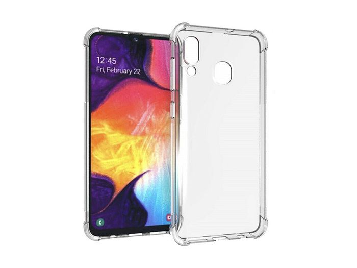 Samsung Galaxy A20 A30 M10s Case Cover ShockProof Soft Bumper Clear TPU Silicone - FHT11SMK2