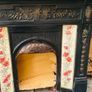 Black cast iron fireplace Image 3