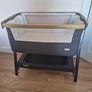 Tutti Bambini CoZee Lite Bedside Crib - Dark Grey & Oak Crib Image 2