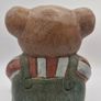 Two woodenc teddy bears Image 2