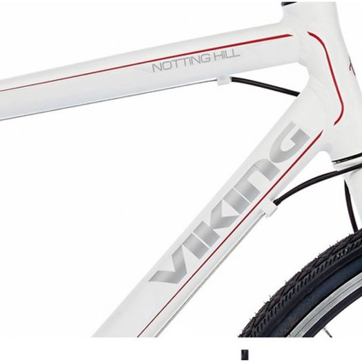 20" Viking Notting Hill 21 Speed Alloy Gents Disc, Matt White