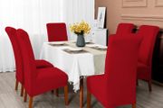 red large chair covers 6 for 50 euro