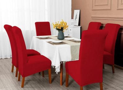 red large chair covers 6 for 50 euro