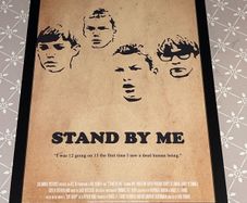 Stand By Me Poster A4 Framed Print