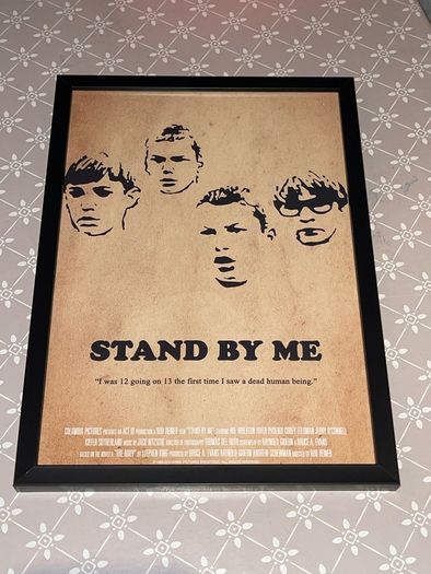 Stand By Me Poster A4 Framed Print