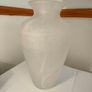 Large Italian glass amphora vase Image 2