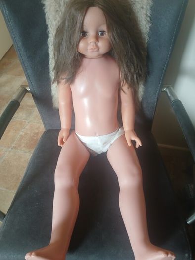 Approx 83 cm tall Vintage Doll