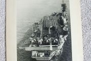 ROYAL NAVY (photoprints x 4) - HMS Intrepid (L 11), HMS Rothesay (F 107), Ark Royal aircraft carrier &amp; HMS Resolution (S 22) submarine