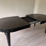 EZ living Monroe extending dining TABLE ONLY - black ash / gray Image 4