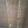 Two Decorative Gold Candesticks 26cm High Image 2