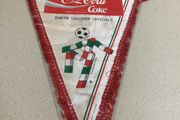 Coca Cola Italia 1990 official sponsor pennant banner