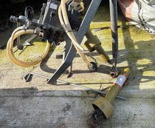 Tractor tyres power washer