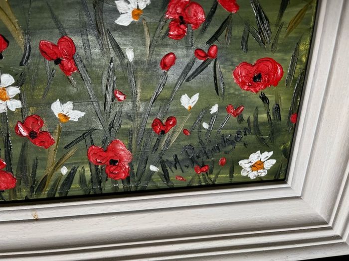 floral oil painting