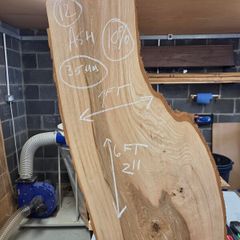 Live edge Ash Slabs hardwood kiln dried