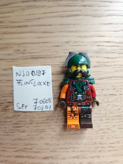 lego njo0197 flintlocke, set 70601, 70605