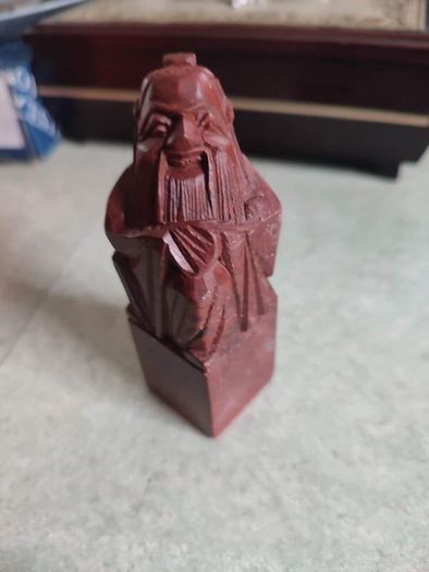 A Piece of Chinese Seal Handmade Stone Stamp by Chisel Confucius Hometown Name Chop for Calligraphy Painting  Character Kanji