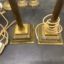 Pair of Vintage Corinthian Column Table Lamp Bases Image 2