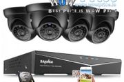 27641 Sannce 5in1 8ch Dvr Hd 720p Cctv Camera System 1tb
