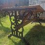 Heavy cast iron table Image 5