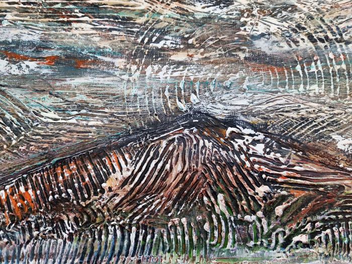 Croagh Patrick Storm, Textured Landscape of County Mayo
