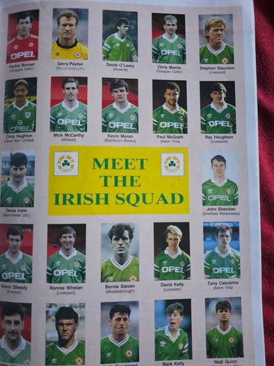 signed Ireland v Poland 1991