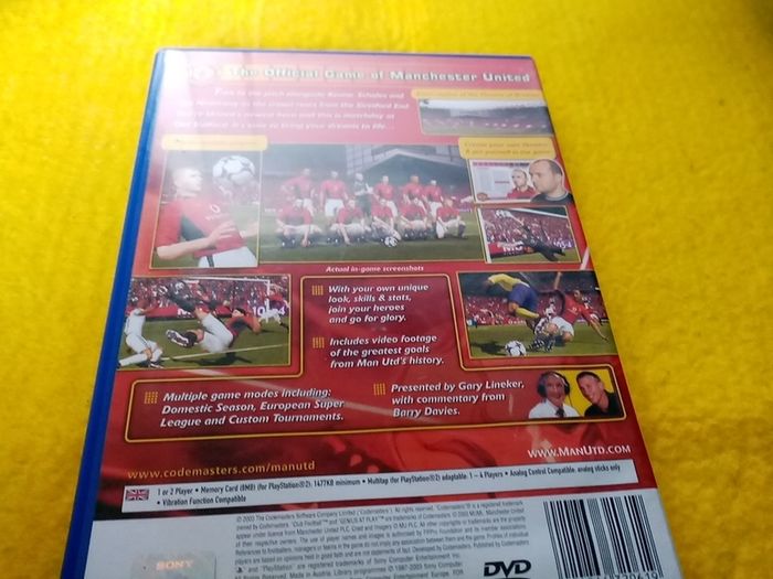 Manchester United club football PlayStation 2 ps2 games Original