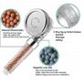 Anion Shower Head - Filtered Shower Head - High Pressure Shower head with Hard Water Filter Image 7