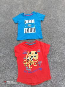 2x baby boy's t-shirt .9/12months