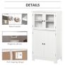 Bathroom Floor Cabinet Storage Unit Kitchen Cupboard W/ Doors & Adjustable Shelf (FREE POSTAGE) Image 5