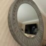 Large Ornate Circular Mirror Metal Image 3