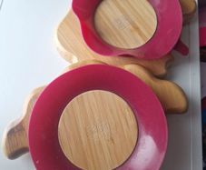 bamboo suction kids plates